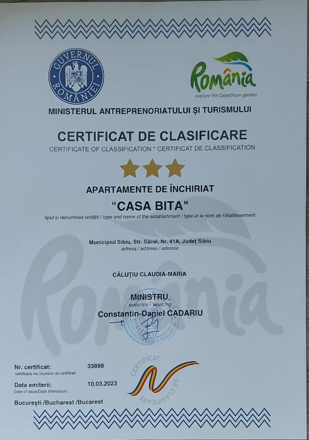 Casa Bita Apartment ซีบิว ภายนอก รูปภาพ
